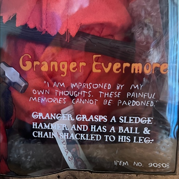 Series 2 Plush Toy with Red Outfit-Teddy Scares…..Granger Evermore - Picture 5 of 15